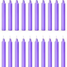Aura Decor Unscented Pure Wax Stick Candle Pack of 20 (Purple)-image-16