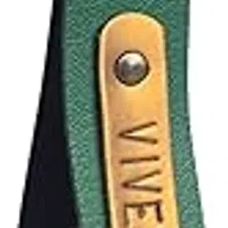 Personalized Vegan Premium Leather Keychain | For Men, Women & Kids | Customizable keychain featuring a charm and name tag | Durable and enduring unisex present with metal ring-image-11