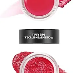 SUGAR Cosmetics Tipsy Lips Scrub + Balm Duo | Super Nourishing, Softens Dry & Chapped Lips | 02 Cosmopolitan (Fresh & Fruity)-image-41