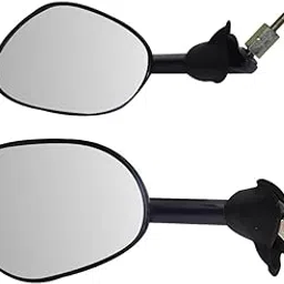 TVS Edge Bike/Motorcycle Left and Right Rear View Mirror Fit for TVS Scooty Pep (Deep Purple)-picture-29