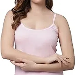 kex Women’s & Girls Slim Fit Cotton Strap Camisole Top | Soft & Breathable Fabric | Round Neck Sleeveless Innerwear or Casual Layering Tank | Comfortable Daily Essential | All-Day Ease-picture-55