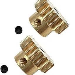 Merishopp 4pcs Brass Motor Gears 17T Golden Pinion Cogs for WLtoys 12428 12423 12628|Toys & Hobbies | Radio Control & Control Line | RC Model Vehicle Parts & Accs | Body Parts & Interior-image-16