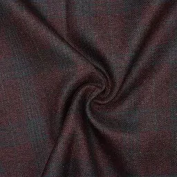 Qashida Tweed Wool Blazer Fabric for Men | Premium Checked Woollen Suiting Material | 2 Meter Cut for Blazers, Kotis & Waistcoats | 58 Inch Width | Maroon, Green Checks-picture-10