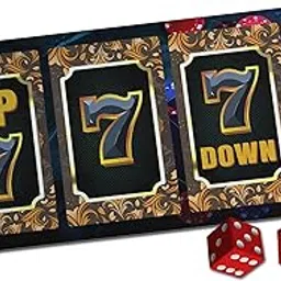 Morons 7 Up 7 Down Board Game with Dice - Gaming 2 in 1 Foldable Board Mat - Anti-Skid Rubber - Best for Gaming for Adults - Table Mat - 11x23 in; Pack of 1 [Incl. of 2 Dice]-picture-47