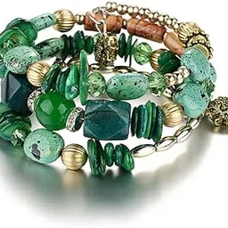 jewels galaxy Copper Multi Strand Bracelet for Women/Girls-picture-55