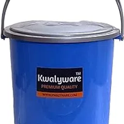 Premium Pedal Dustbin, 10 Litres, Blue, Bathroom Dustbin with Lid, Garbage Bin with Handle, Dustbin for Kitchen, Wet & Dry Waste Bin, Trash Can, Waste Basket-picture-22