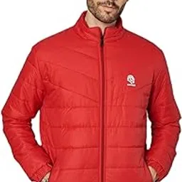 leotude Men's Polyster Puffer Jacket, Ultra Warm Quilted Winter Coat, Water Resistant & Windproof Lightweight Insulated Outerwear for Cold Weather Jackets For Mans (Colour: Black)-picture-11