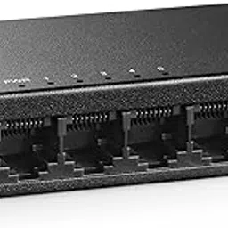 MokerLink 5 Port Gigabit Unmanaged Ethernet Switch, 4 x 100/1000Mbps Ports and 1 Gigabit Uplink, Home Office Network Hub Splitter, Metal Desktop & Wall Mount Network Switch-picture-25