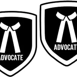 ARWY® Advocate Sticker for Car Sticker (Pack of 2) Car & Bike Sticker Ar40 Size (12.5 X12 Cm)-picture-17