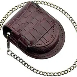 ZOOMELLA Pocket Antique Bronze Chain Watch Bag Case Pouch Purse Holder Purplish Red|Other Pocket Watches| Other Pocket Watches-image-18
