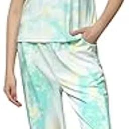 lookmark Women's Cotton Lycra Printed Pajama Set,Night Suit Co-Ord-picture-25