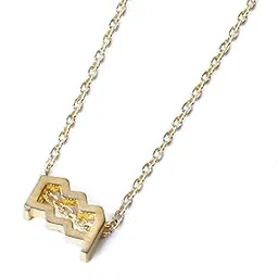 astrotalk Brass Pendant with Chain | Zodiac Sign Necklace | Brass Pendant Necklace for Timeless Finish | Pendant Necklace for Woman & Man | Astrology Jewellery Gift for Man & Woman-picture-38