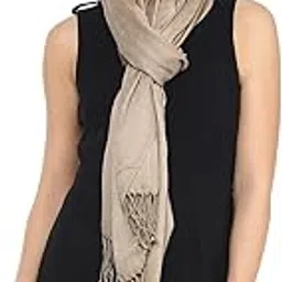 pashtush Women's Fine Wool Jacquard Scarf, Luxury Fine Wool, Australian Merino Wool, Soft and Warm Stole-picture-28