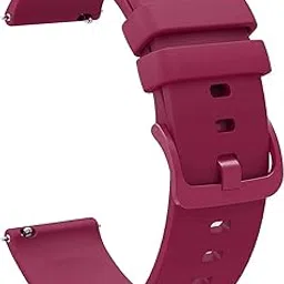 soft Silicone, same Colour Buckle Sport Band Strap 22mm Compatible with Fire Boltt Invincible BSW020, Invincible Plus BSW097, Fire Boltt Talk BSW004 Smartwatch Belt-picture-17