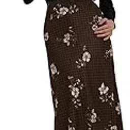 Women Casual Skirt | High Rise A-Line Fit with Flared Silhouette & Gingham Plaid Pattern | Breathable 100% Cotton Fabric for Street Wear & Daily Outings-image-49