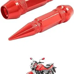 LOVMOTO Universal 2PC Spiked Aluminum Stem Valve Caps Dustproof Tire Wheel Stem Caps for Cars,SUVs,Trucks Bicycles and Motorcycles Comfortable with Xtre-me SPO-rt-picture-15