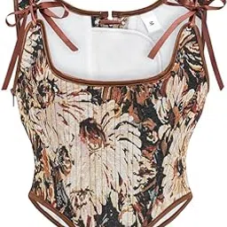 mastyle Women’s Waist Slimming Corset Vest | Shoulder Strap Bustier with Fishbone & Chest Support-picture-47