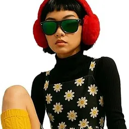 Winter Outdoor Wear Adjustable Size Ear Muffs/Warmer for Kids, Girls and Women, Ideal Head/Hair Accessory during winters. Foldable and can fit in your Handbag too-image-68