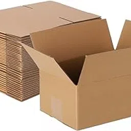 MM WILL CARE Corrugated Box Packing box 9X7X3.5 inch corrugated brown boxes - 3 ply Pack of -50-picture-11