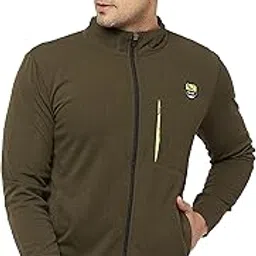 Glito Mens Zip Up Polyester Full Sleeves High Neck Jackets-Black | Winter Wear | Side Pockets | Regular Fit Jacket For Men, Track Top For Travelling, Gym & Sports Wear | Lightweight Jackets for Men-picture-20
