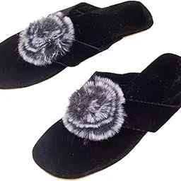 evolove Extra Soft FurChappal/Slippers/Flip-Flops for Women's (Furr Slippers)-picture-47