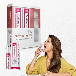 Nutrispray Biotin Mouth Spray | Biotin for Hair Growth | Strong Hairs, Skin Health | Shinier Nails | Vitamin B7 & B5 | Pineapple Flavour |Multivitamins Pack of 3-picture-19