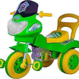 Victor with Eva Wheels Kids/Baby Tricycle,Cycle for Kids,Tricycle for Kids for 1.5 to 5 Years,Baby Cycle&Under Seat Storage with Music & Lights (Green)-picture-31