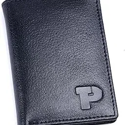 the preppy Leather Wallet for Men | RFID Protected | Formal Use | Solid Card Holder | Lightweight & Durable | Easy to Carry | Compact Design with 8 Card Slots | 1 Cash Compartment | Black | Pack of 3-picture-18