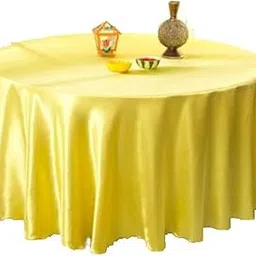 MERISHOPP® Tablecloth Table Cover Square Satin Banquet Wedding Party Decor-Yellow|Home & Garden|Kitchen Dining & Bar|Linens & Textiles|Tablecloths-picture-13