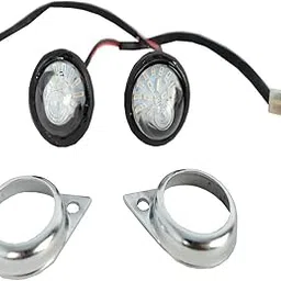R.J.VON - Eyes Parking LED Color Blue For RE Classic standard Electra 350,500 cc-picture-62