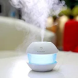 KLVS Diamond Cool Mist Humidifier and Essential Oil Diffuser with LED Night Light Ultrasonic Aroma Air Purifier for Home Office Car and Bedroom Whisper Quiet USB Powered Auto Shut Off Multicolor image 1