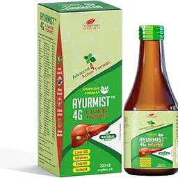 AYURMIST 4G Liver Tonic, Ayurvedic Formula, 300ml-picture-30