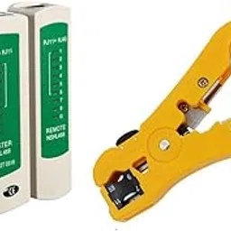 CRAFTS HAVELI RJ45 Network Tester & Stripping Tool Kit – Cable Tester, Wire Stripper, and Crimping Tool for Ethernet Cables – Professional Network Repair Tool Set-image-77