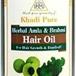 Khadi Pure Herbal Amla & Brahmi Hair Oil, 210 ml-picture-48