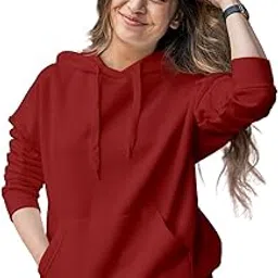 povaxpo Latest Cotton Hooded Sweatshirt Hoodie for Women-picture-14