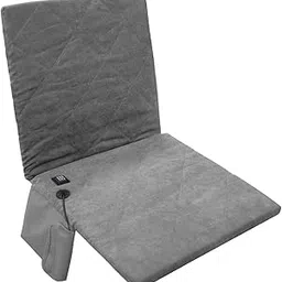 BNF® Heated Chair Cover Adjustable Portable Soft Cushion for Lawn BBQ Fishing | Gray Cotton Comfort with Temperature Levels | 3 Heat Settings for Outdoor & Indoor Use Ideal Gift for Family & Friends-picture-22