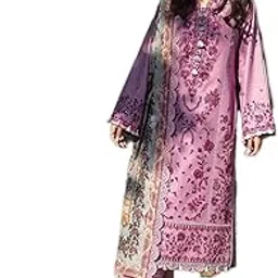 divine collection Unstitched Pakistani printed dress material with digital printed cotton mal mal dupatta-picture-48