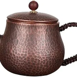 LICHTS®Small Hammered Tea Pot 500ml Mini Water Kettle for Travel Outdoor Restaurant|Home & Garden | Kitchen, Dining & Bar | Dinnerware & Serving Dishes | Teapots-image-6