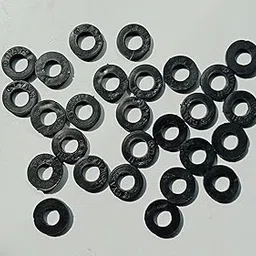 Round Rubber Flat Washer Black 18 mm (25 Pcs) (RR-002)-picture-66