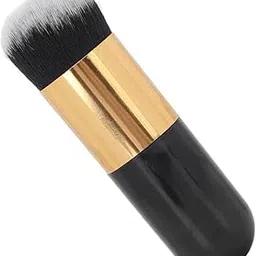 1pc Professional Makeup Brush Flat Large Round Head Foundation Brush Soft Bristle Powder Cream Brush Portable Cosmetics Blender(BLACK)-picture-32