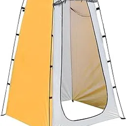Merishopp Privacy Tent Shelter Portable Outdoor Toilet Tent for RV Backpacking Camping Yellow-picture-30