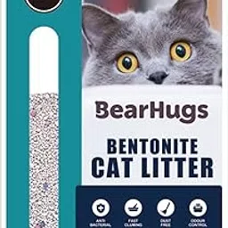 BearHugs Bentonite Cat Litter - Unscented Perfect for Cat (Pack of 1, 5.8 LTR) image 1