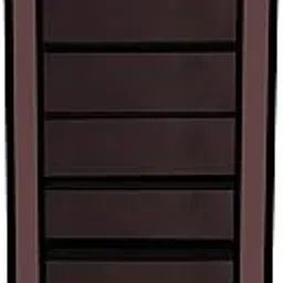 SANAMSTORE Multi Utility 9 Layer Shelf Collapsible Metal Pipes with Non-Woven 100GSM Fabric Cover for Shoe/Cloth/Toy/Books Rack (Brown, Metal)-picture-29