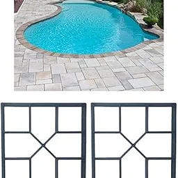 STYLEHEAVEN 2pcs Walk Maker Concrete Stepping Stone Mold Garden Pathmate Stone Mold 40cm|Home & Garden|Yard, Garden & Outdoor Living|Garden D?©cor|Decorative Stepping Stones-picture-19