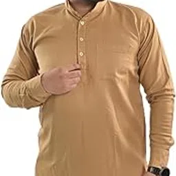 deshbandhu dbk Men's Woolen Solid Regular Fit Full Sleeve Short Kurta | Ethnic, Lightweight Kurta for Daily & Occasion Use-picture-15