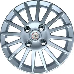 WolkomHome car Wheel Cap, Hub Cap Wheelcover Wheel Cover 16 Inch Universal for All 16 inch Wheel Size Cars (Multi Spike Silver)-picture-51