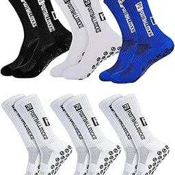 shopora 6X Sports Socks Anti Skid Grip Basketball Sock For Running Basketball Soccer | Mens Clothing | Socks-picture-19