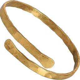 touchstone Indian Bollywood Free Size Very Exotic & Attractive Designer Jewelry Cuff Bracelet in Gold Tone for Women.-picture-10