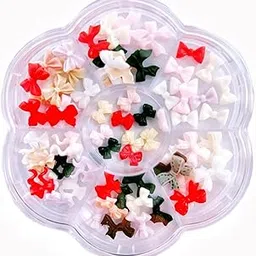 Colorful Bow-Knot Nail Stud Rhinestones Crystal, 3D Bow-Knot Colorful Nail Charms Set for Nail Stones Design DIY Decoration Jewel Stones Nail Art Rhinestones-picture-48