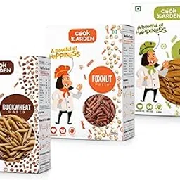 CookGarden Buckwheat, Foxnut & Multi Grain Pasta | Healthy Pasta | Pack Of 3-picture-43
